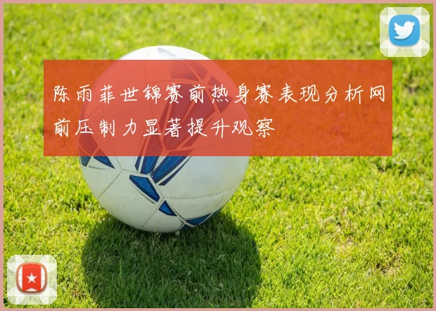 陈雨菲世锦赛前热身赛表现分析网前压制力显著提升观察